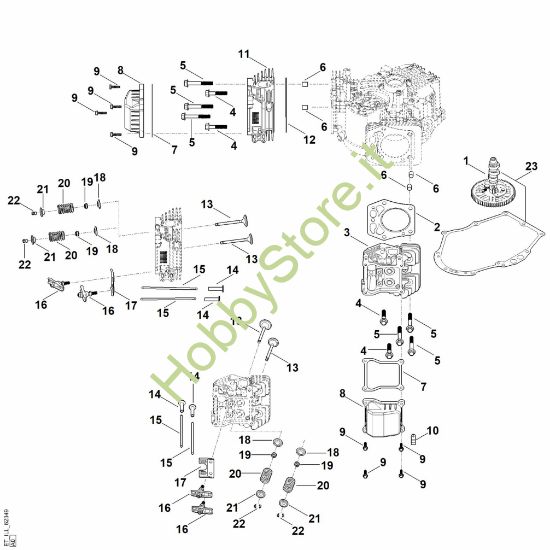 Picture of I - Albero a camme e valvole EVC 8000.0 (EVC8000-0001)